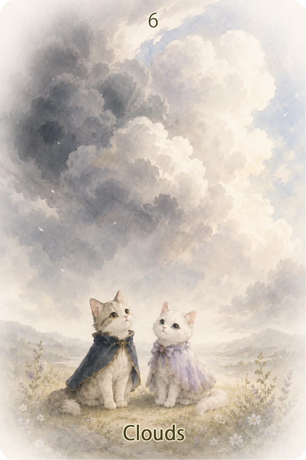 雲（Clouds）のルノルマンカード画像