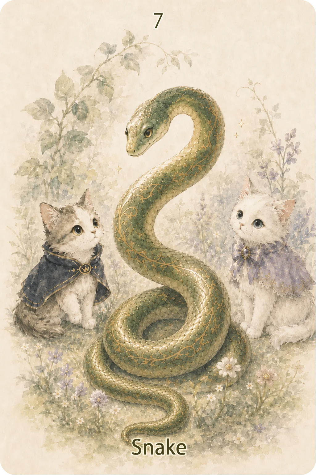 蛇（Snake）のルノルマンカード画像