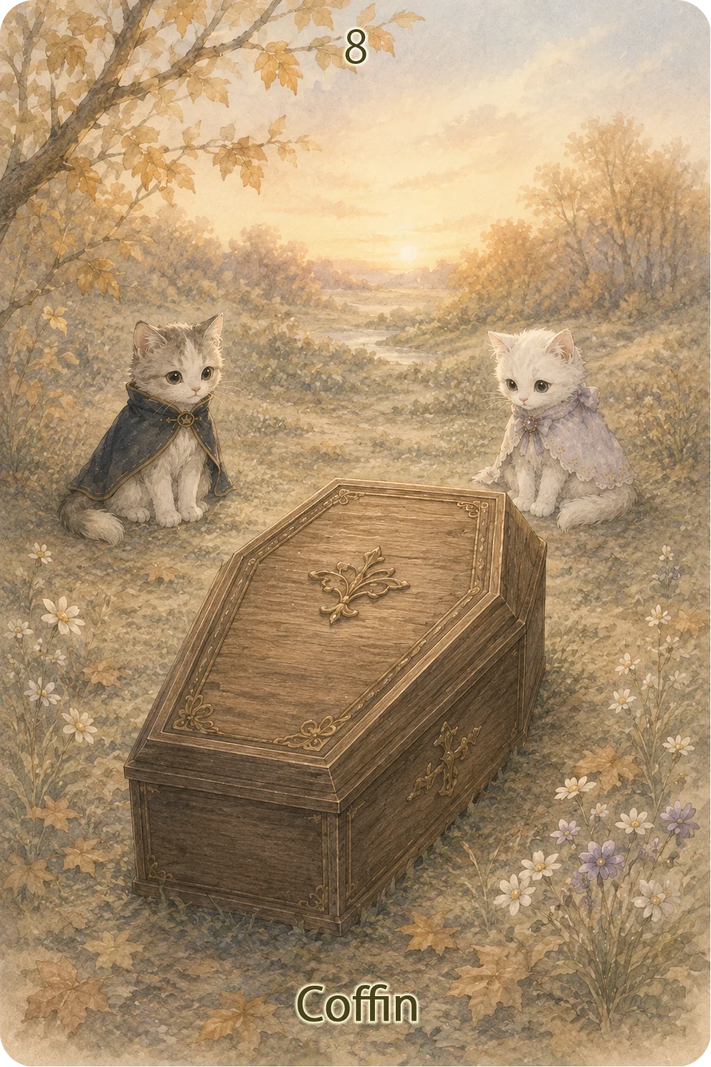 棺（Coffin）のルノルマンカード画像