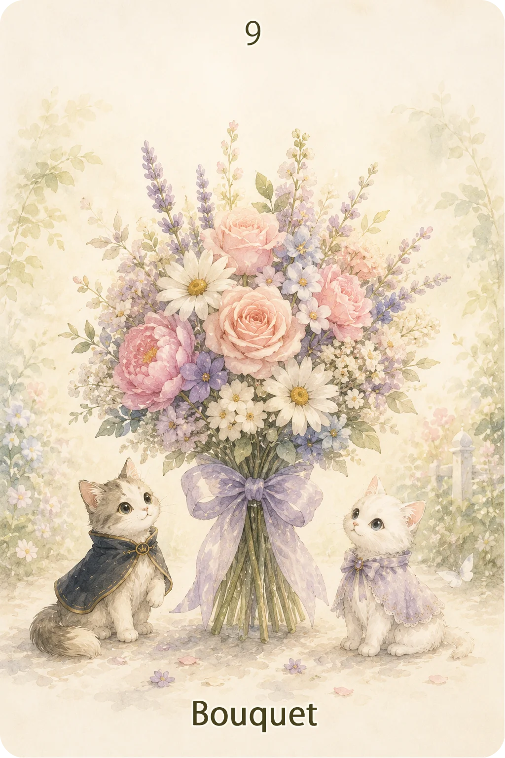 花束（Bouquet）のルノルマンカード画像
