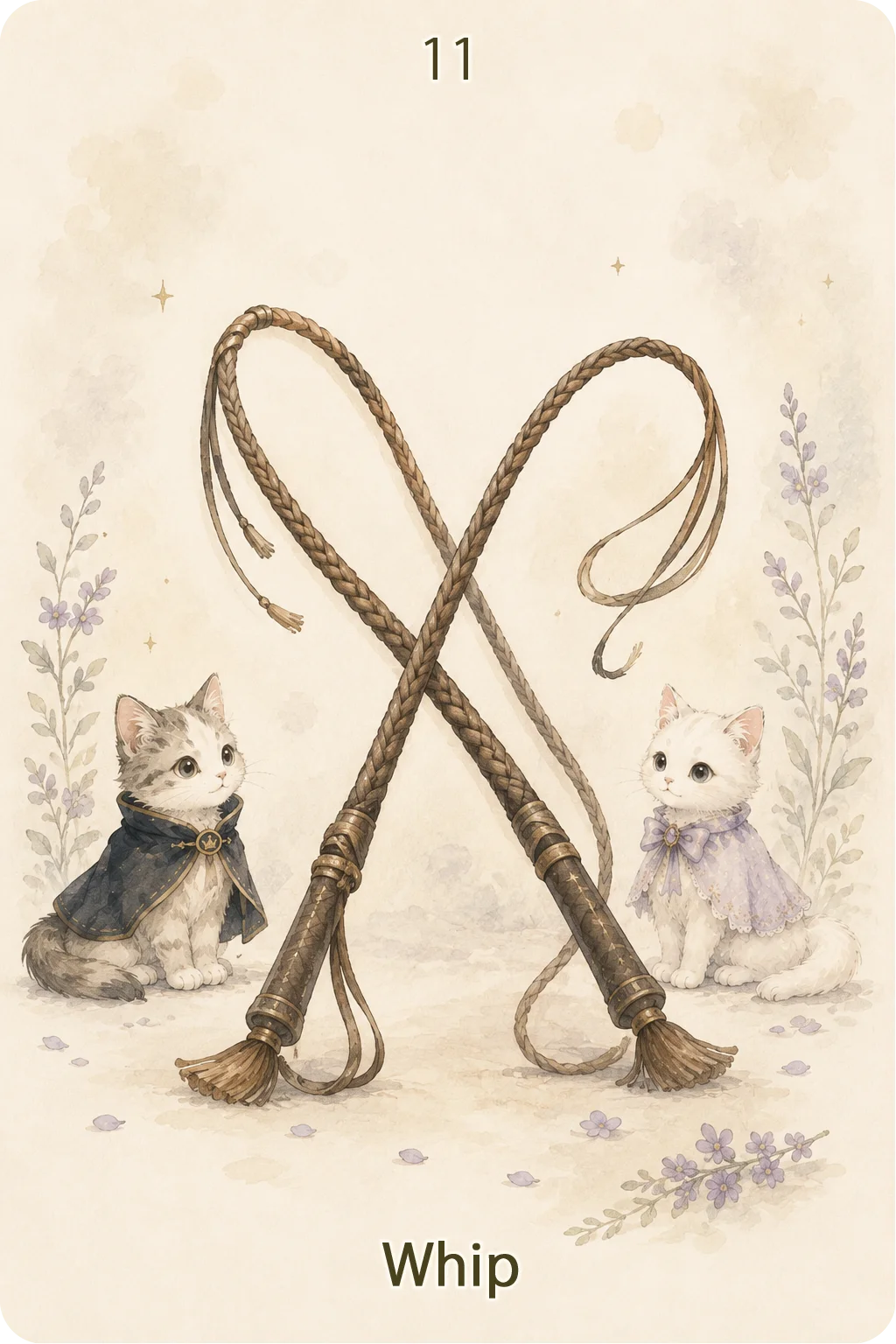 鞭（Whip）のルノルマンカード画像