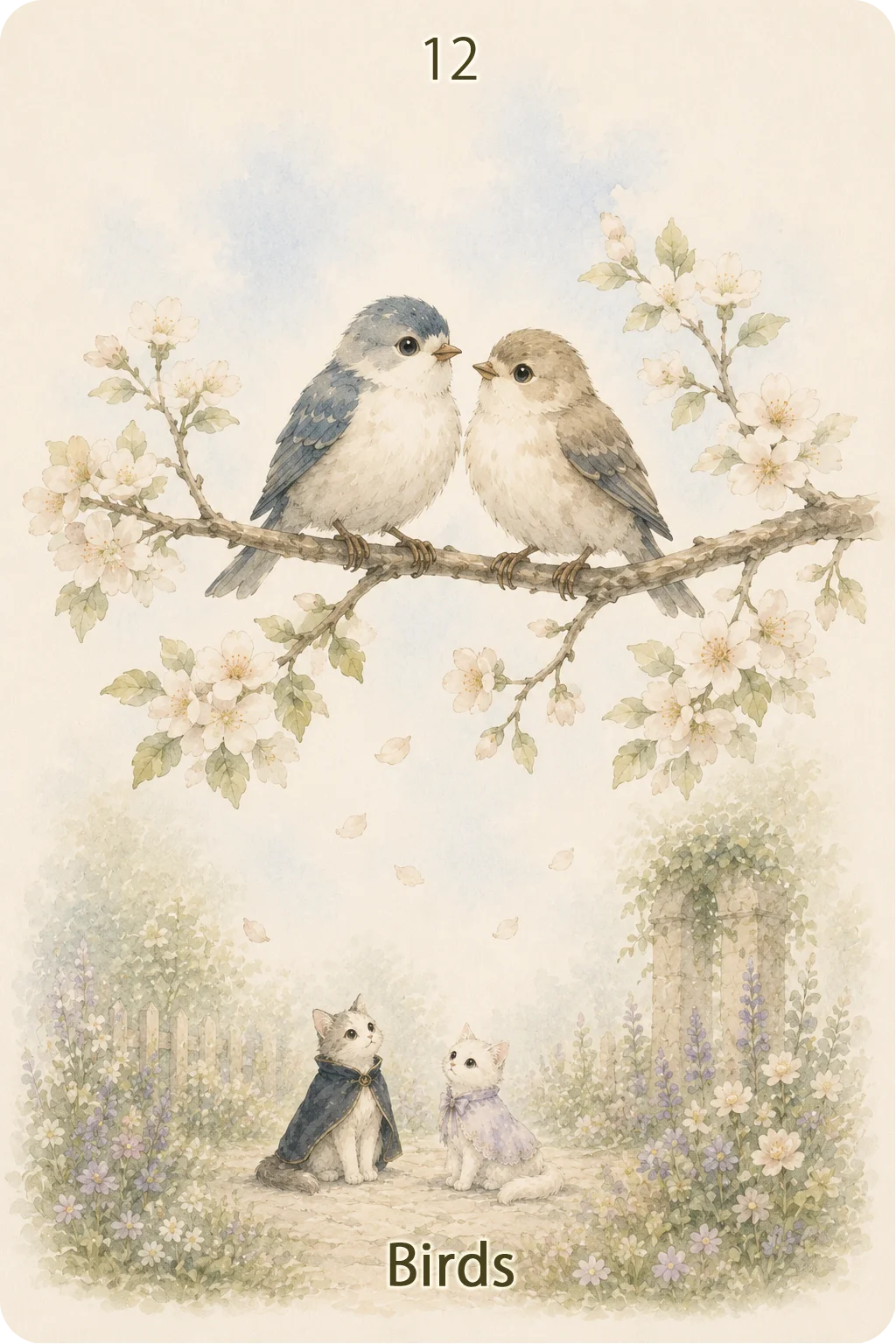 鳥（Birds）のルノルマンカード画像