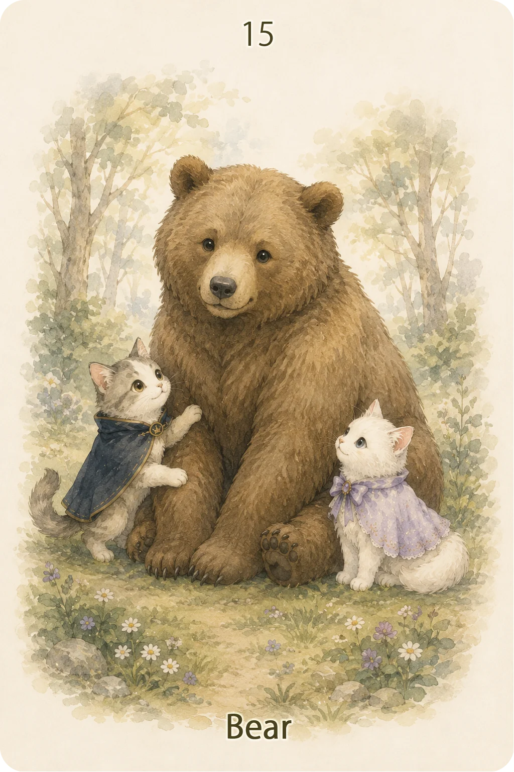 熊（Bear）のルノルマンカード画像