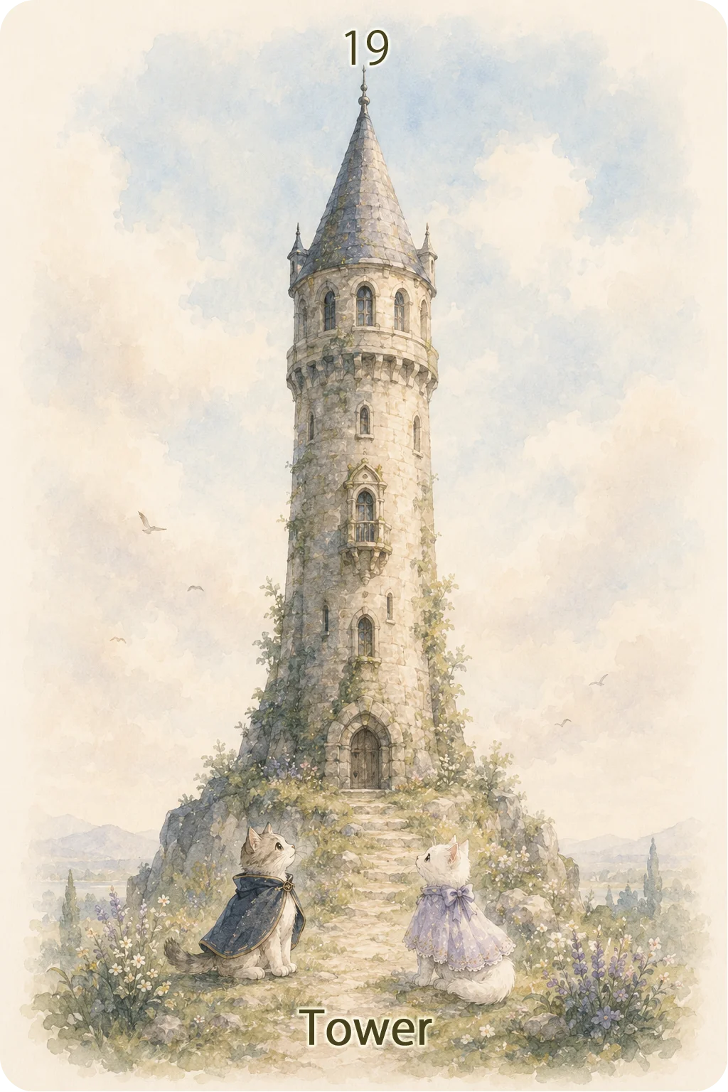 塔（Tower）のルノルマンカード画像