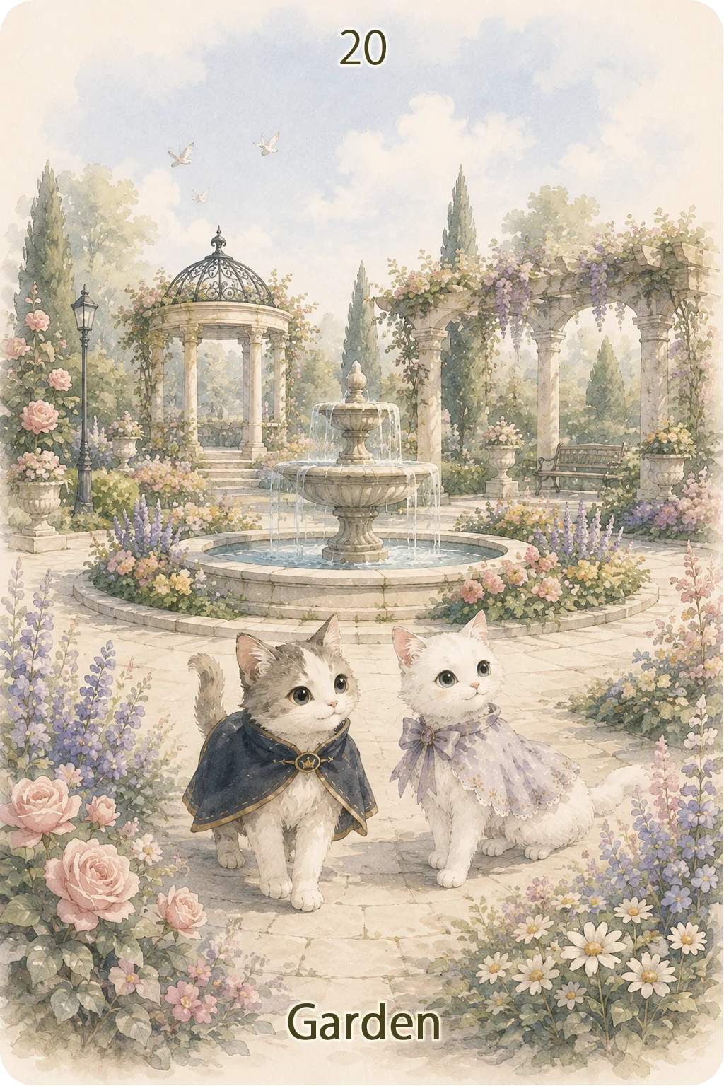 庭園（Garden）のルノルマンカード画像