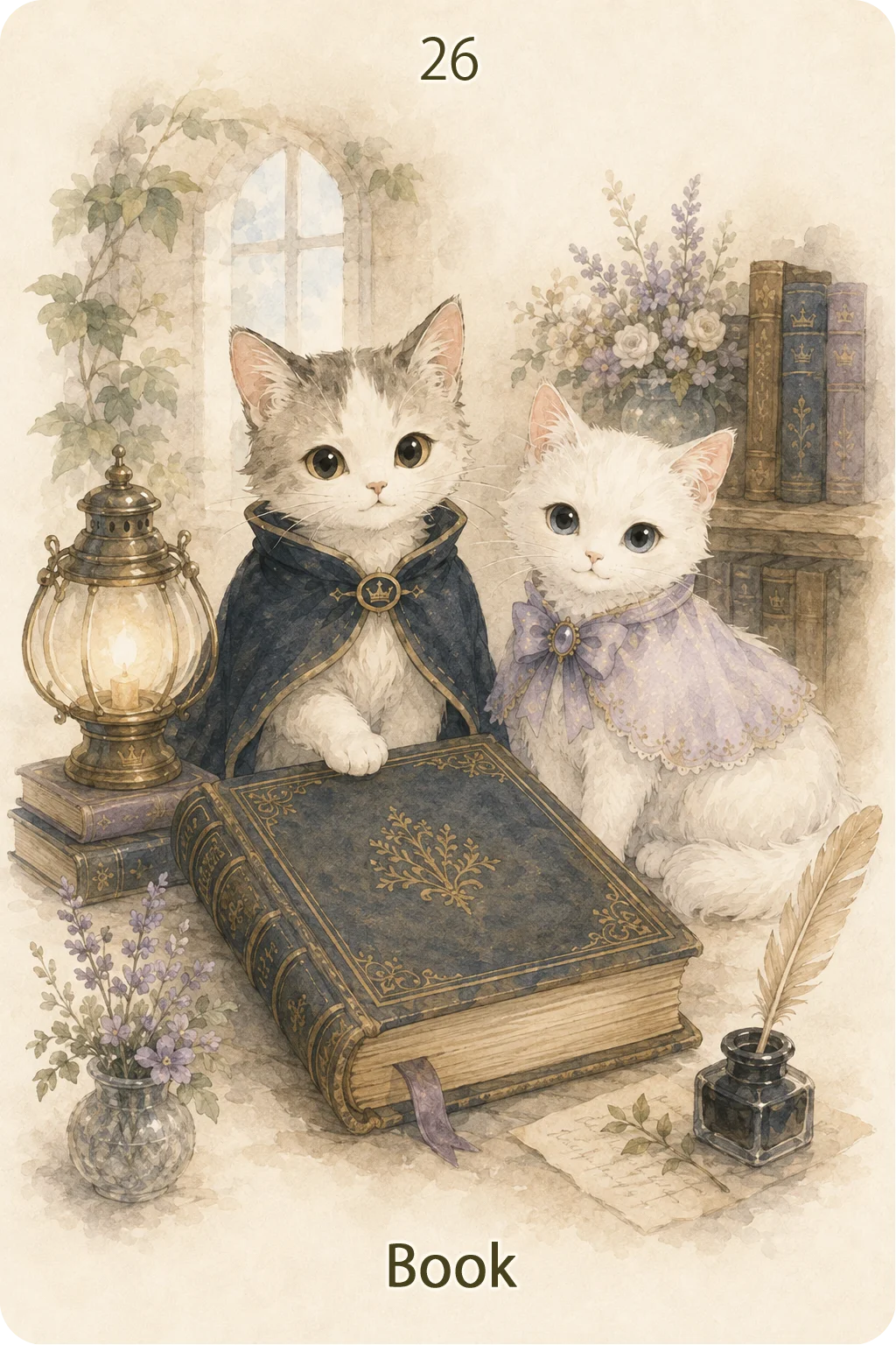 本（Book）のルノルマンカード画像