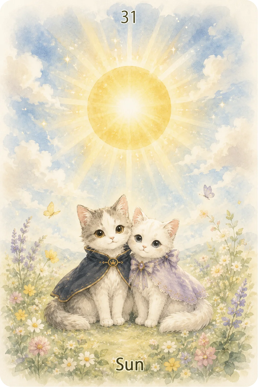 太陽（Sun）のルノルマンカード画像