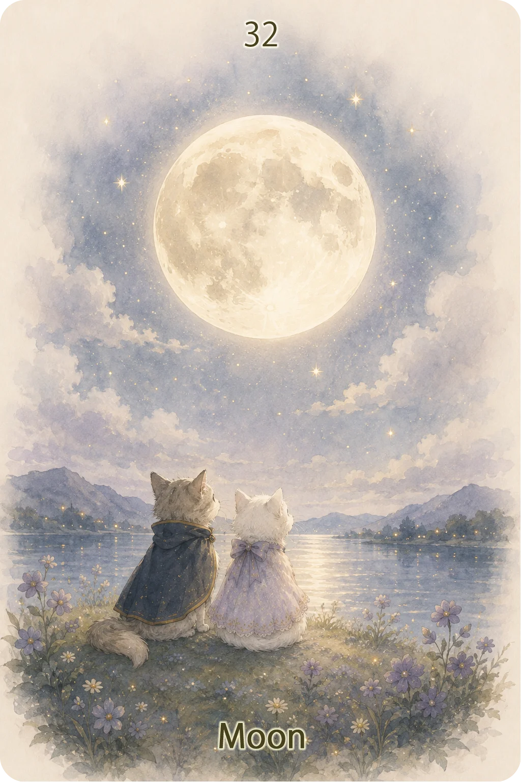 月（Moon）のルノルマンカード画像
