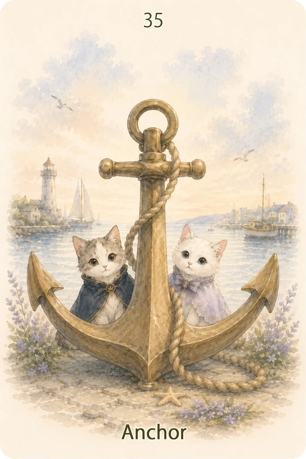錨（Anchor）のルノルマンカード画像