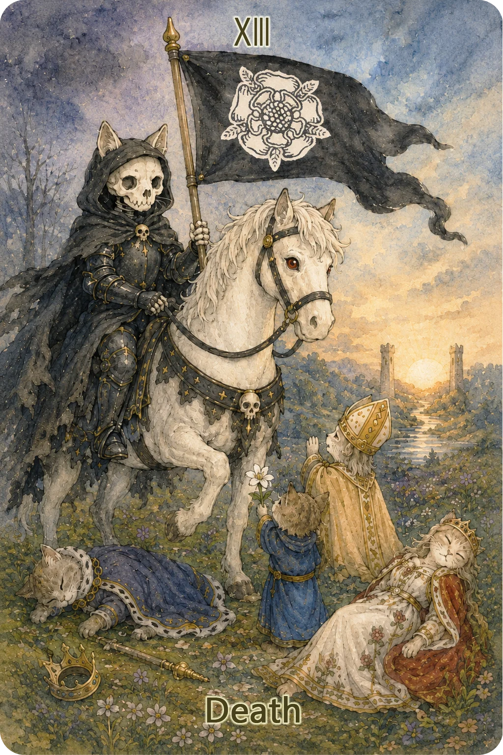 死神（Death）のタロットカード画像