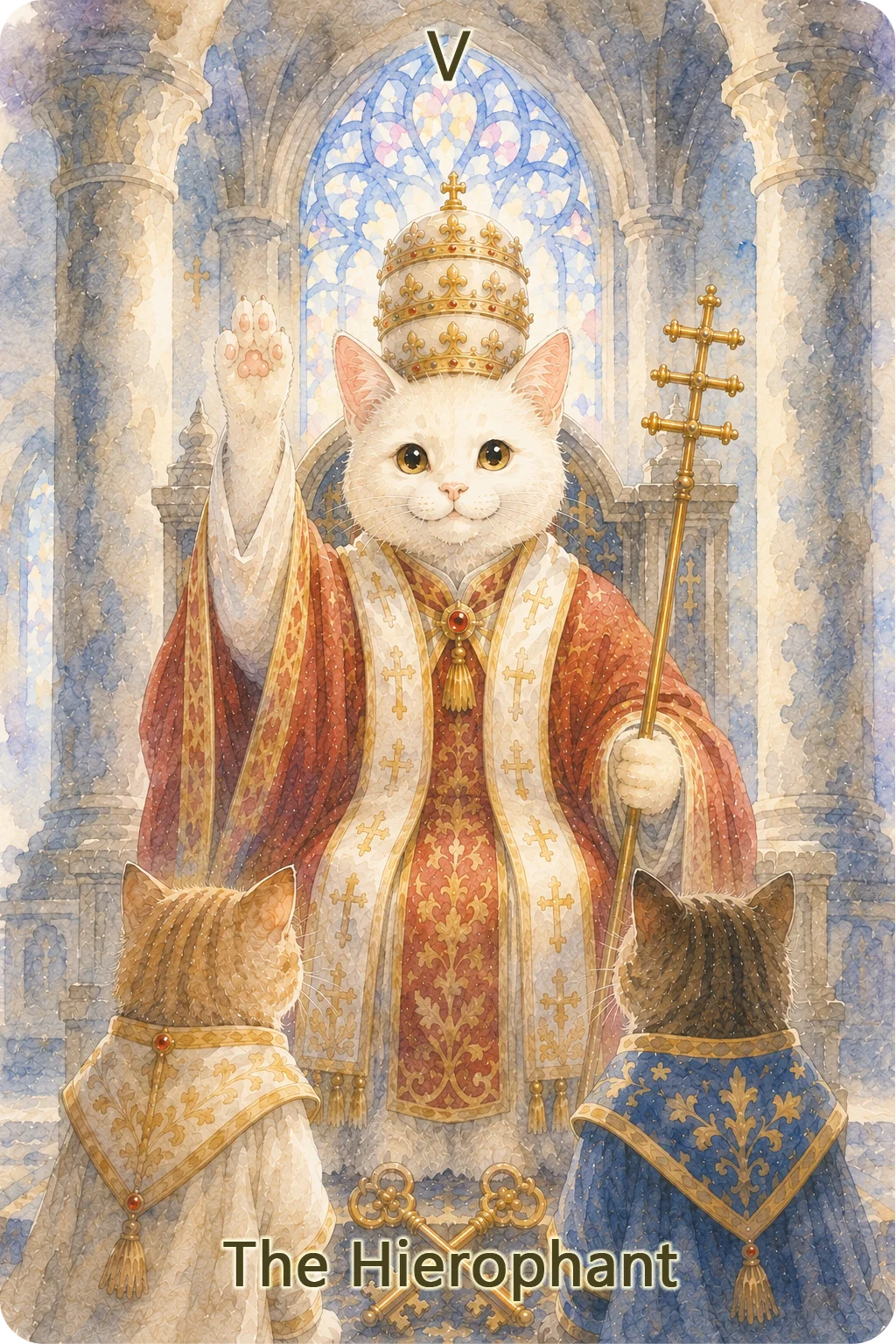 法王（The Hierophant）のタロットカード画像