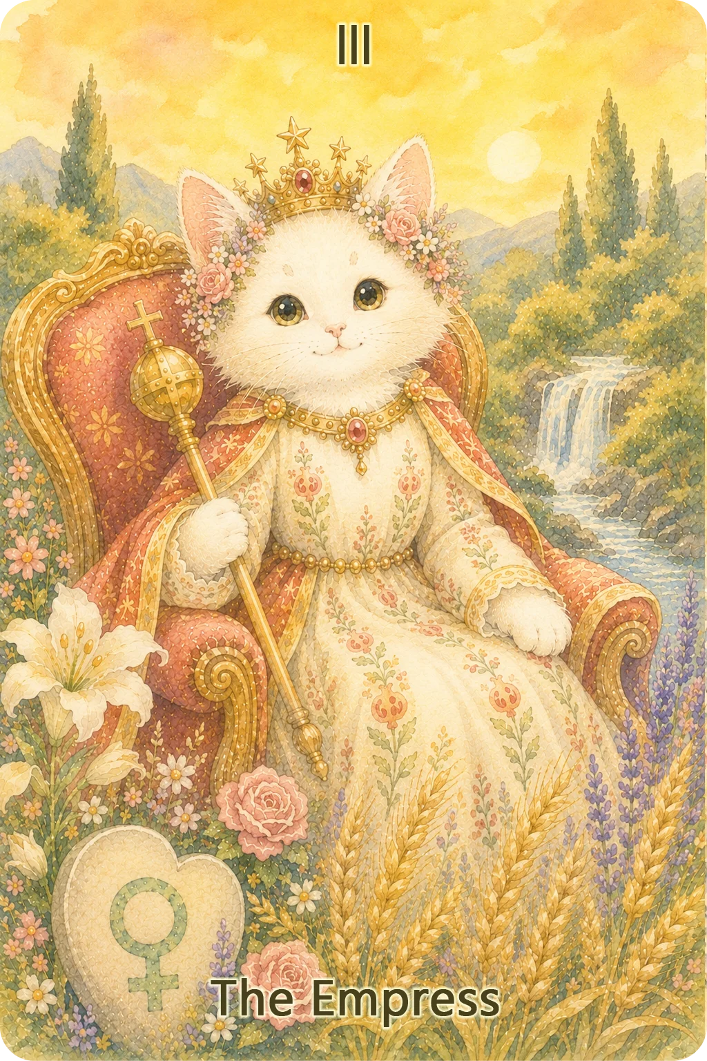 女帝（The Empress）のタロットカード画像